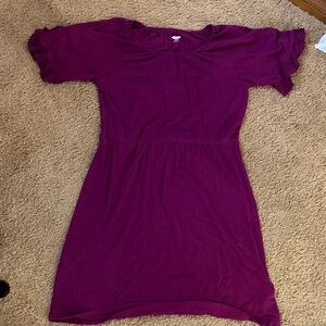 Old Navy Women's High Low Dress in Rich Purple